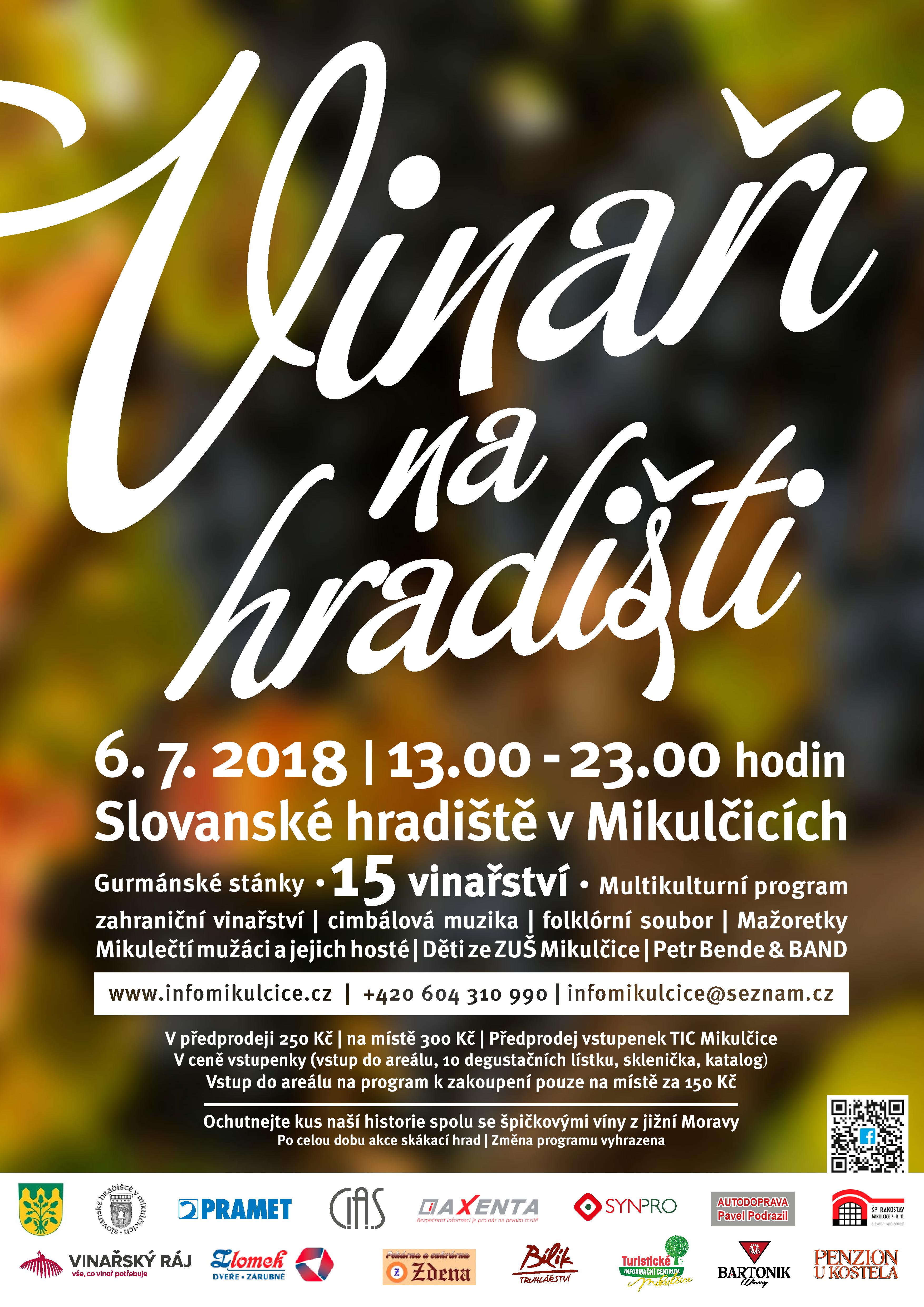 Mikulcice Vinari na hradfisti 2018