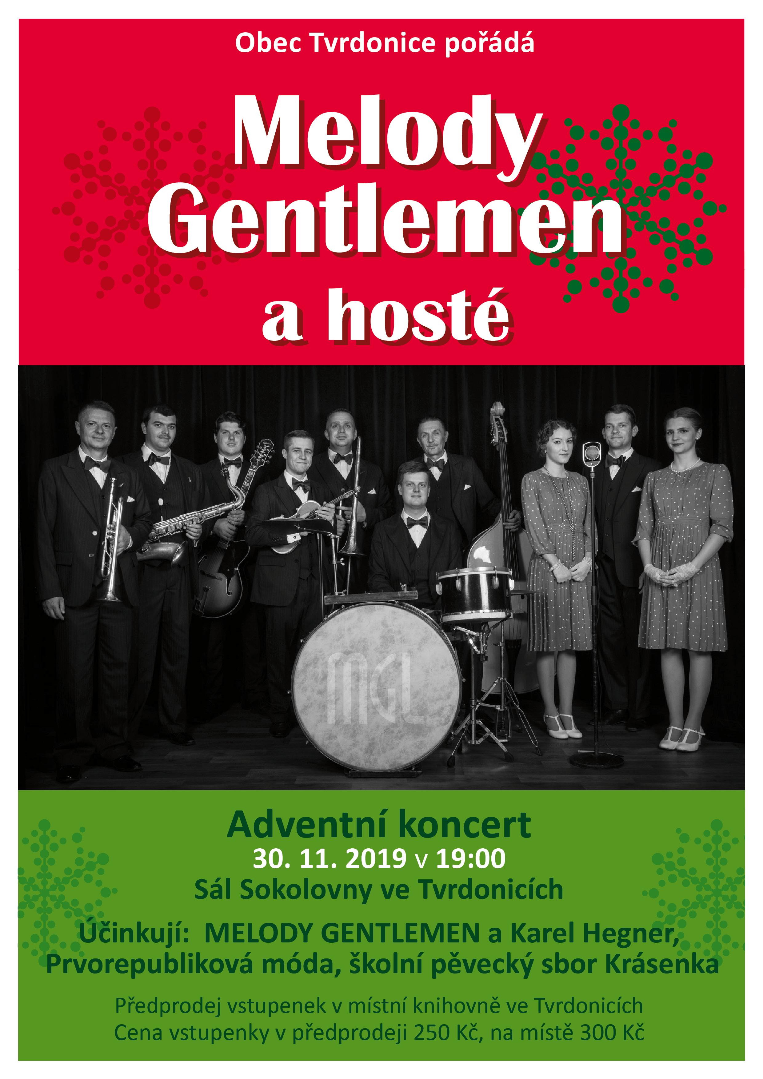 Vanocni koncert Melody gentleman 2019