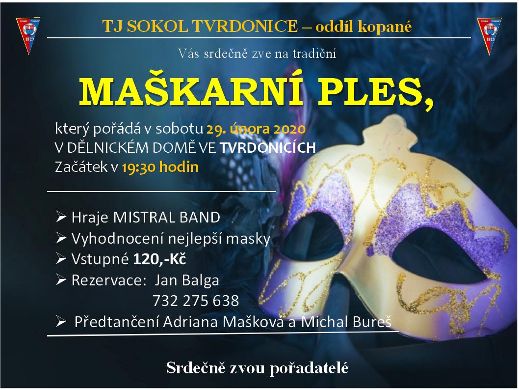 maškarní ples2020