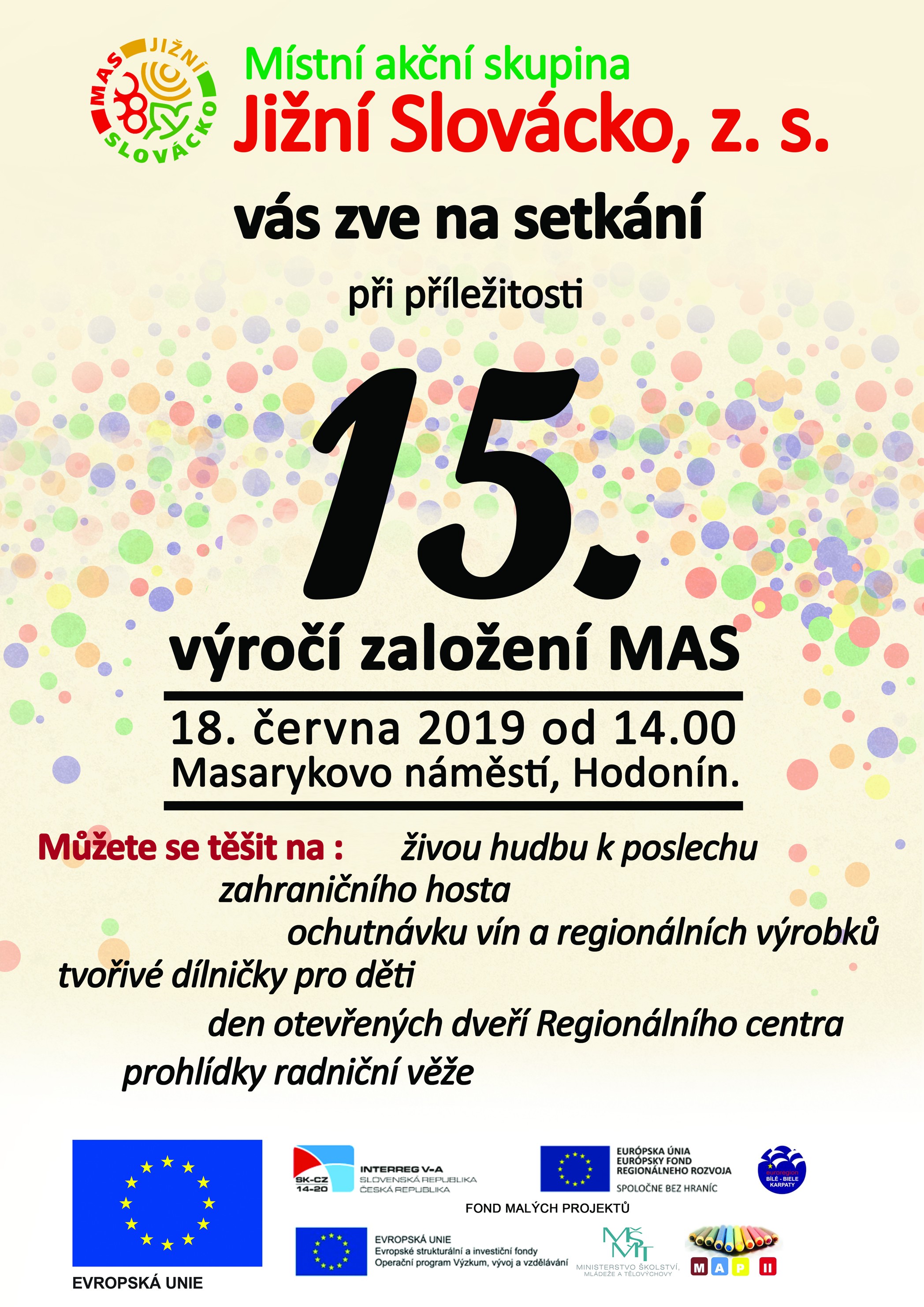 plakat narozeniny MAS