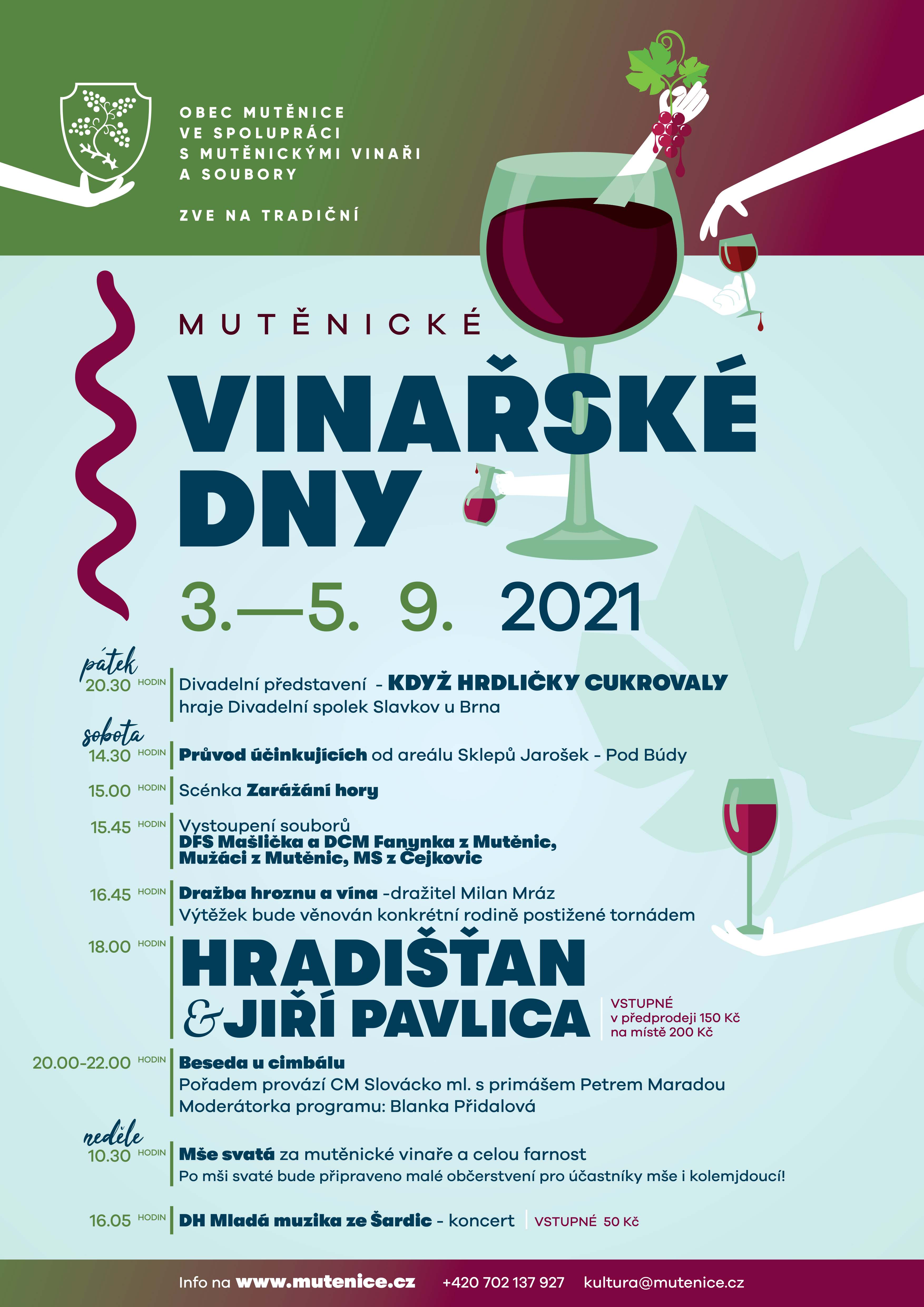 mutenicke vinarske dny 2021 plakat A3