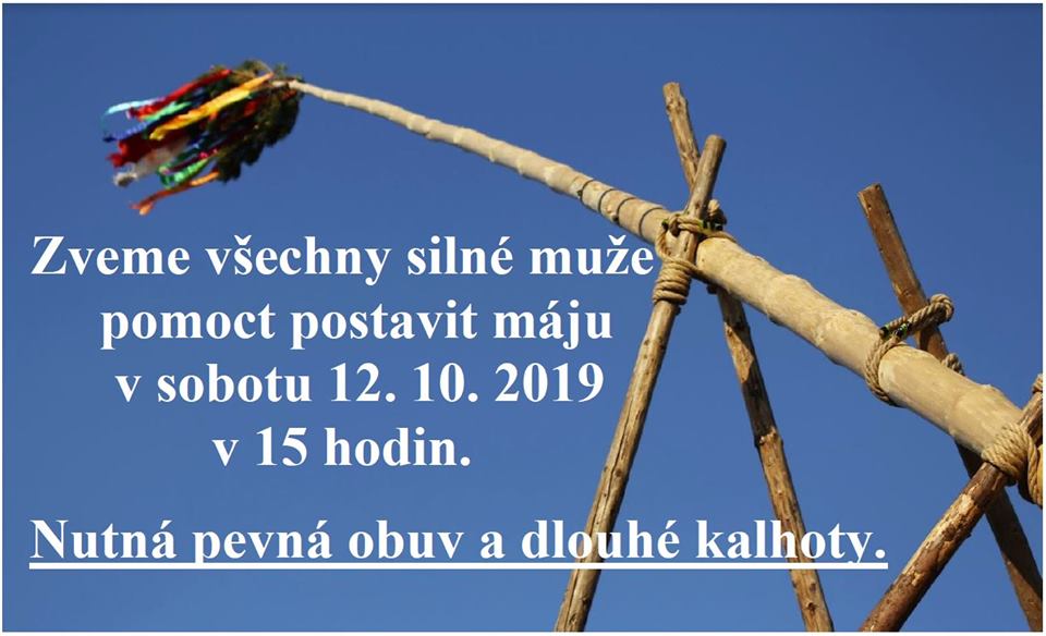 stavění máje 12.10.19