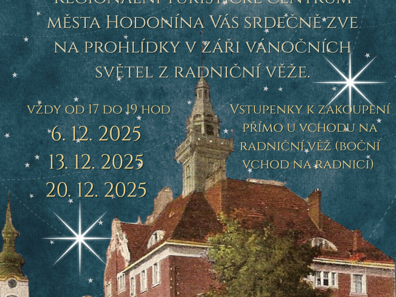 Vyhlídka z radniční věže v Hodoníně