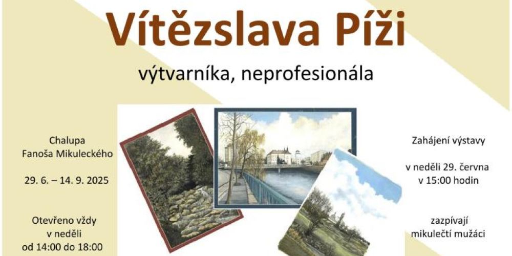 Výstava na Chalupě F. Mikuleckého 