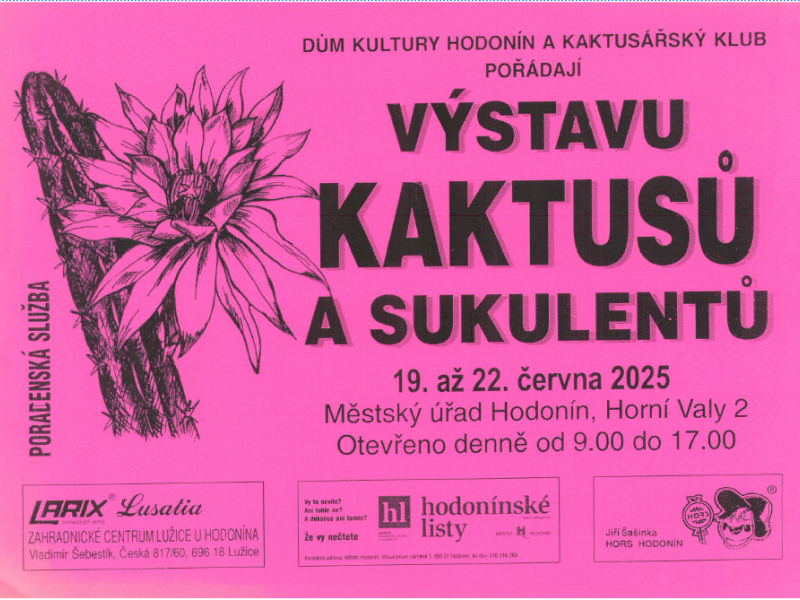 Výstava kaktusů a sukulentů