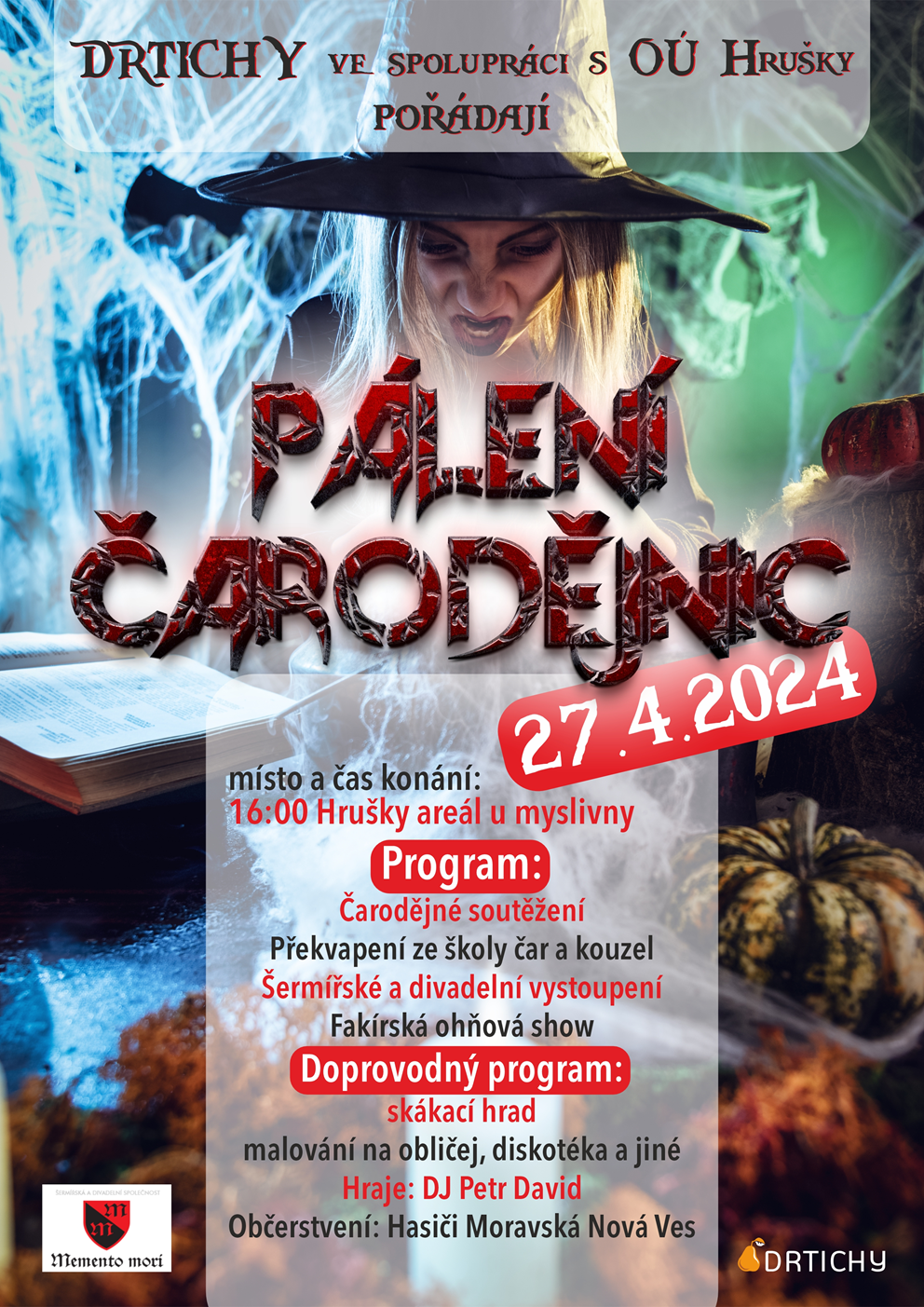 Pálení čarodějnic v Hruškách