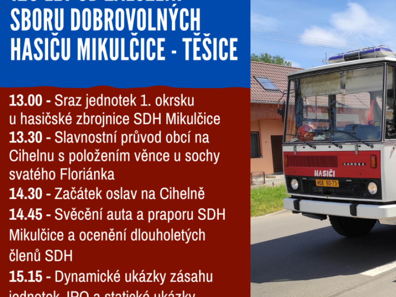 Výročí 120 let od založení SDH Mikulčice