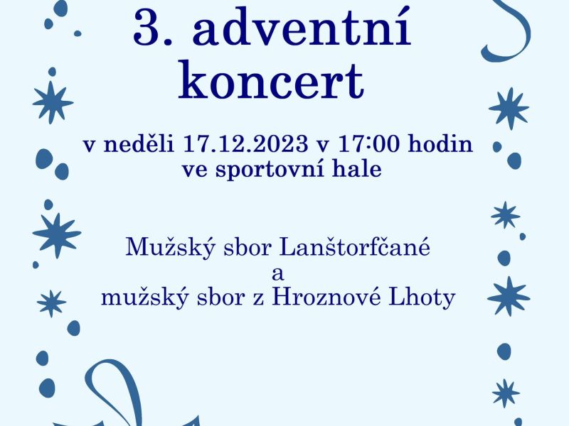 Třetí adventní koncert v Ladné