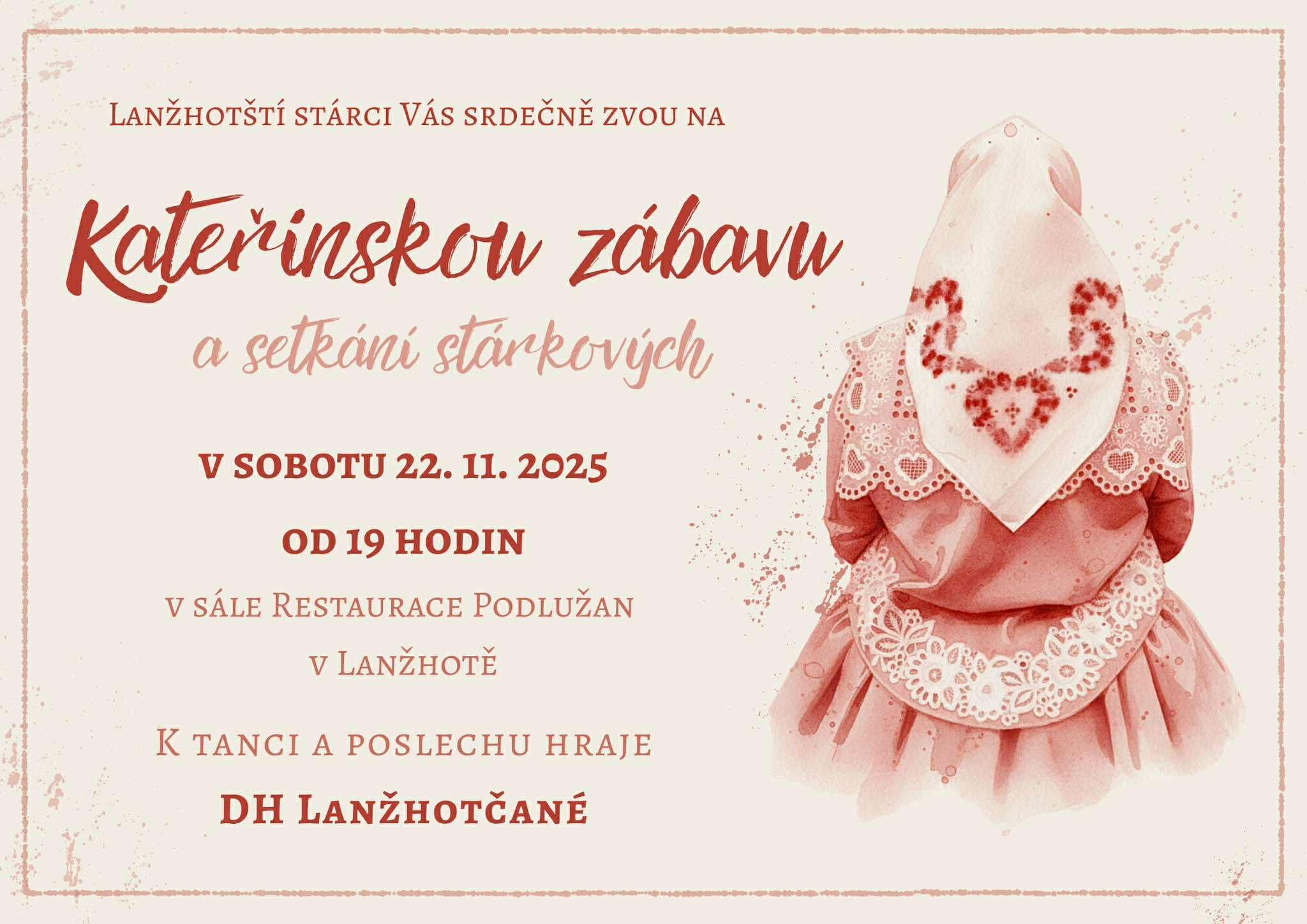 Kateřinská zábava v Lanžhotě 2025