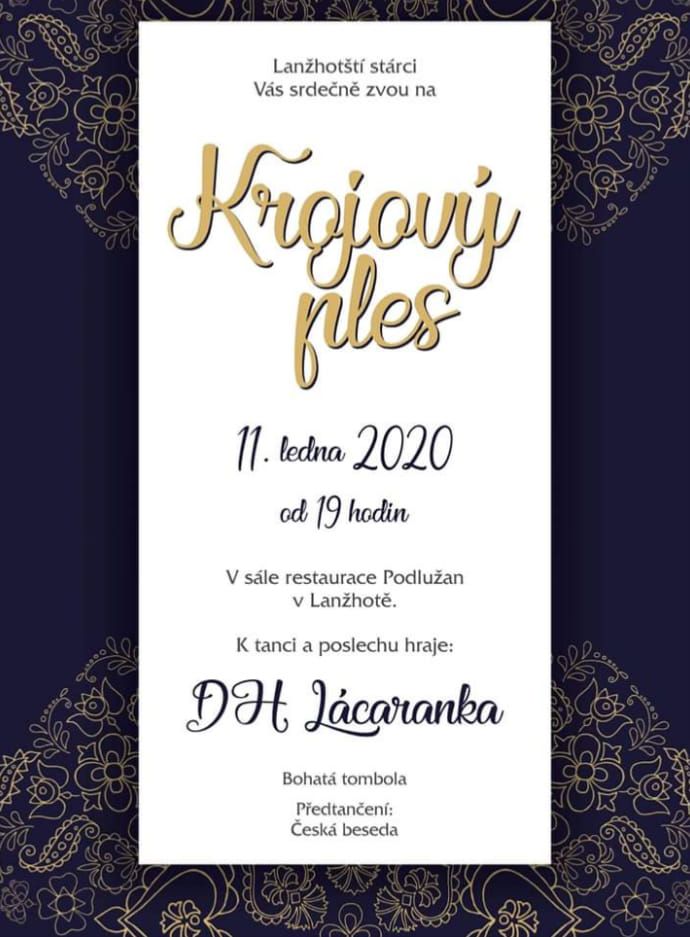 KROJOVÝ PLES LANŽHOT