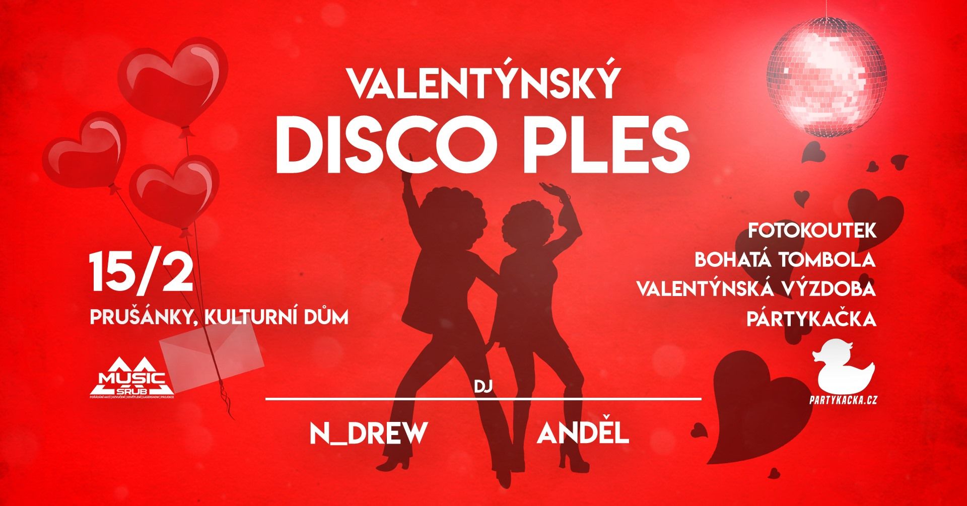 Valentýnský disco ples