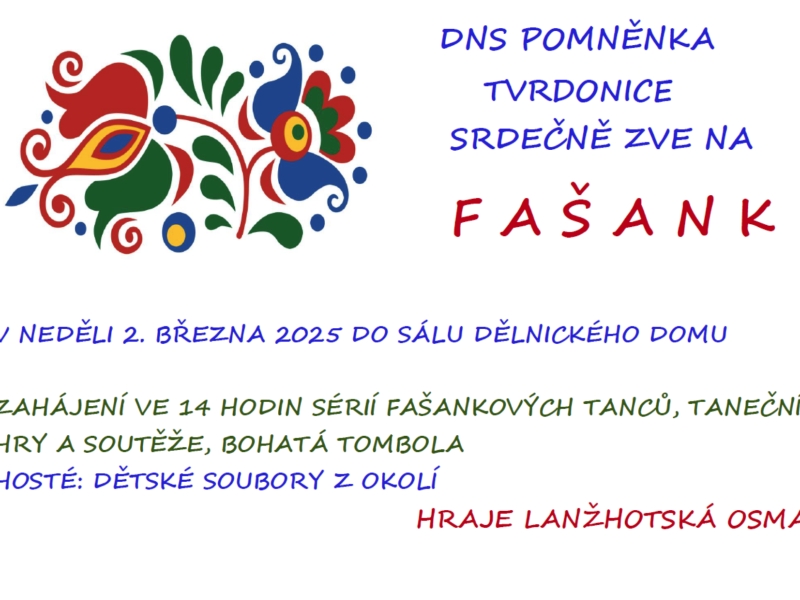 Dětský fašaňk Tvrdonice