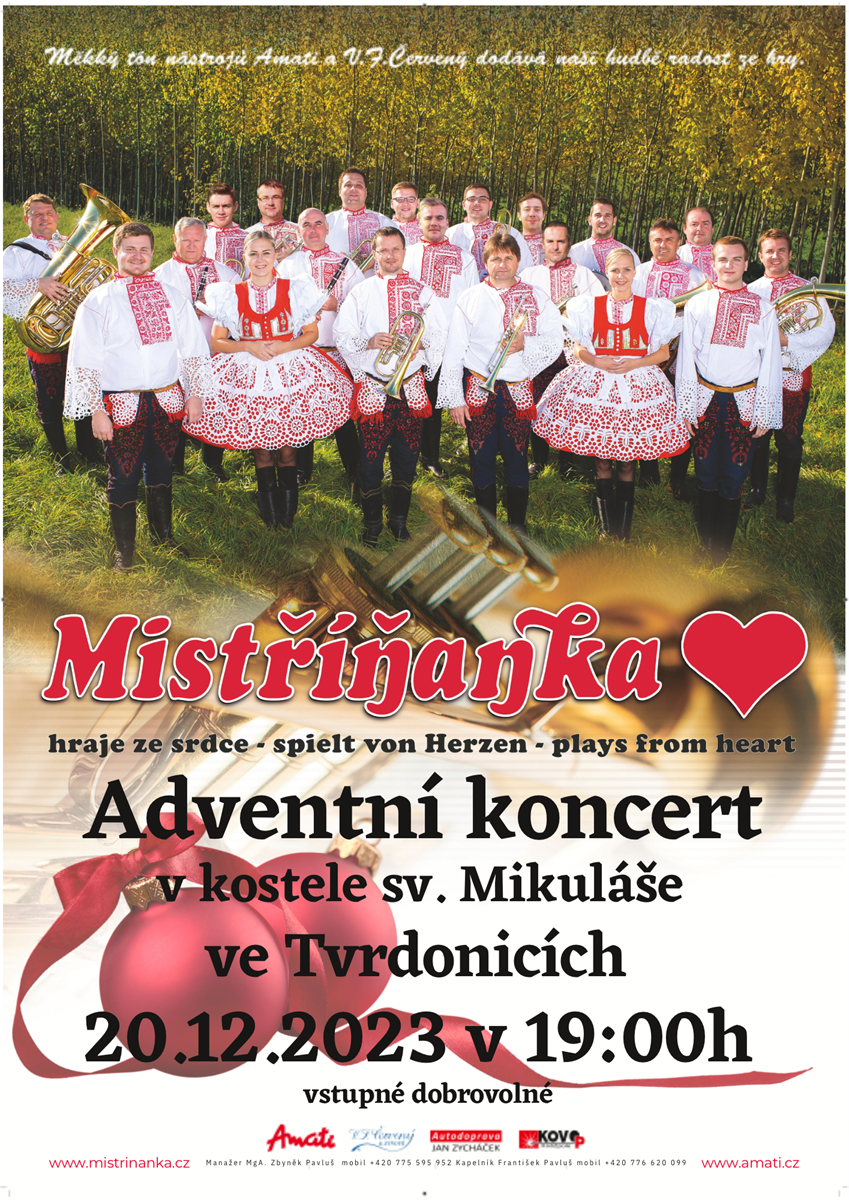 Adventní koncert ve Tvrdonicích