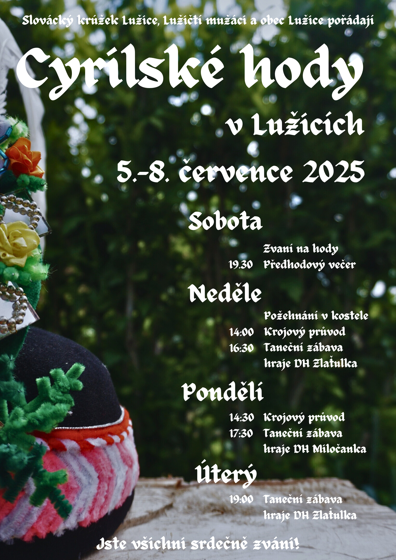 Cyrilské hody Lužice 2025