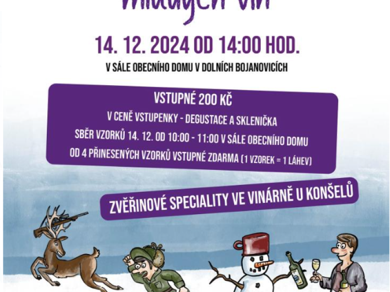 Vánoční košt mladých vín v Dolních Bojanovicích