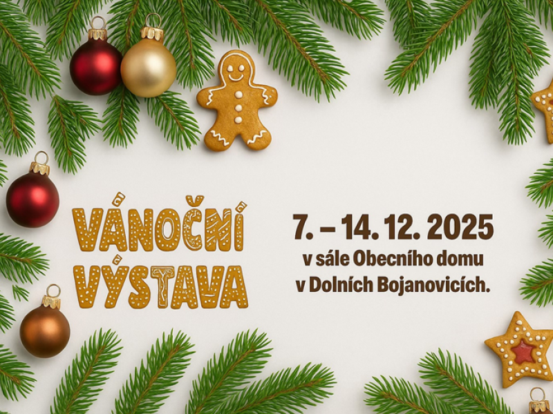 Vánoční výstava v Dolních Bojanovicích 2025