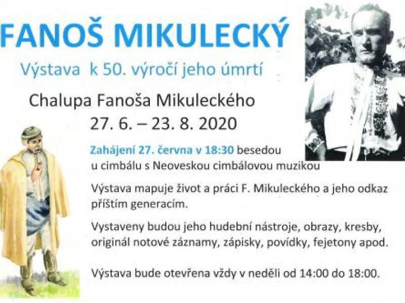 Fanoš Mikulecký - výstava k 50. výročí jeho úmrtí