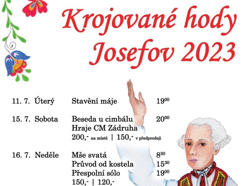 Tradiční krojované hody Josefov 2023