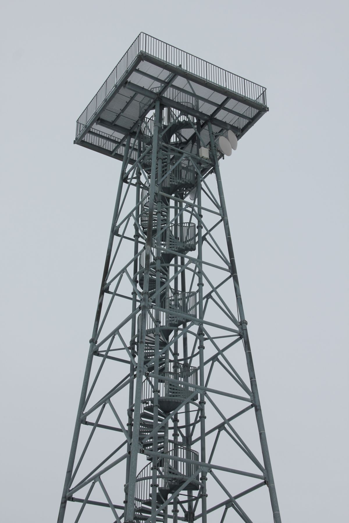 Regionální rozhledna Na Podluží v zimě 2015