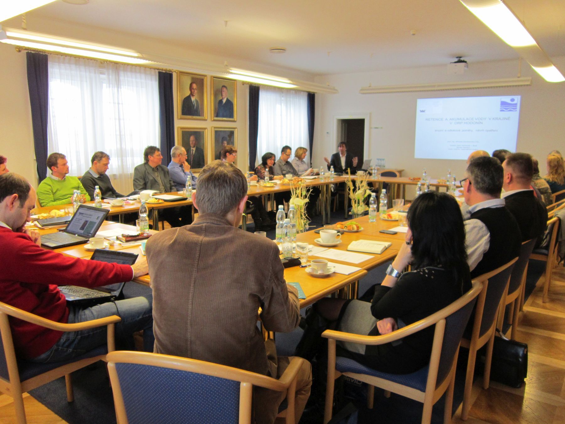 Seminář "Voda v krajině" 29.1.2015 v Hodoníně, prof. Dumbrovský