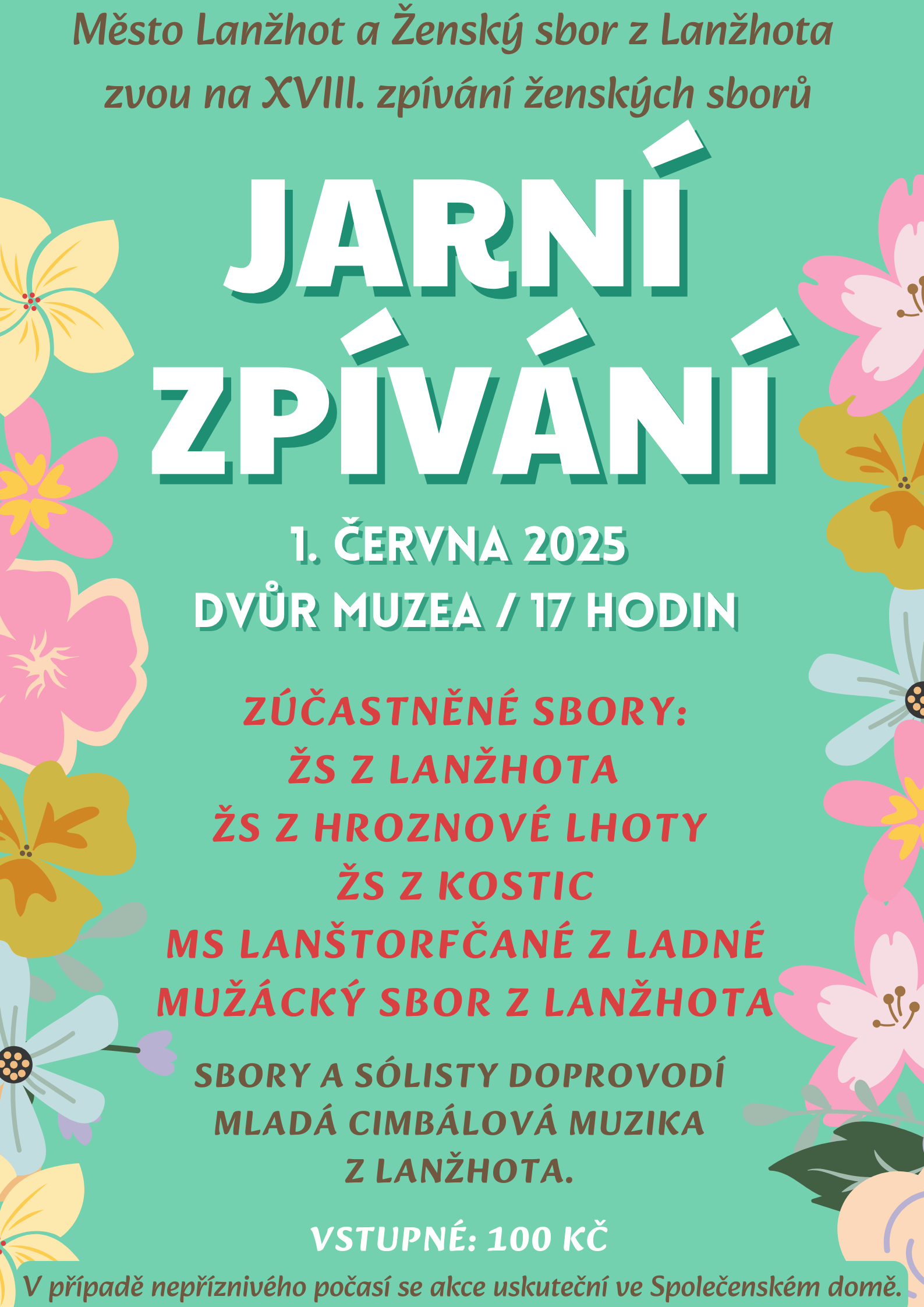 Zpívání ženských sborů – Jarní zpívání v Lanžhotě