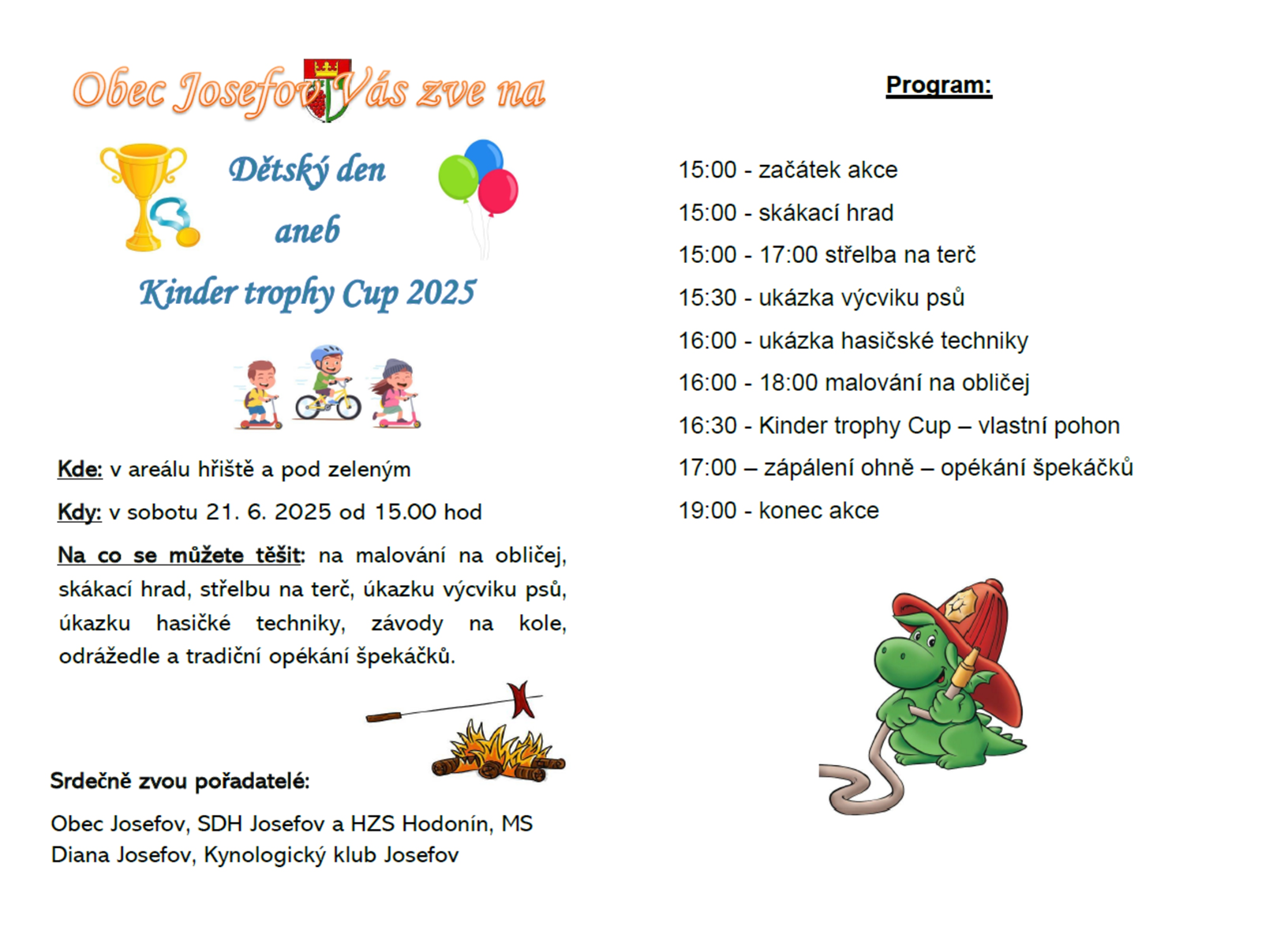 Dětský den aneb Kinder Trophy Cup 2025
