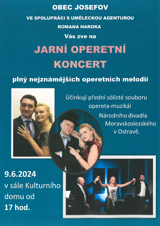 Jarní operetní koncert v Josefově