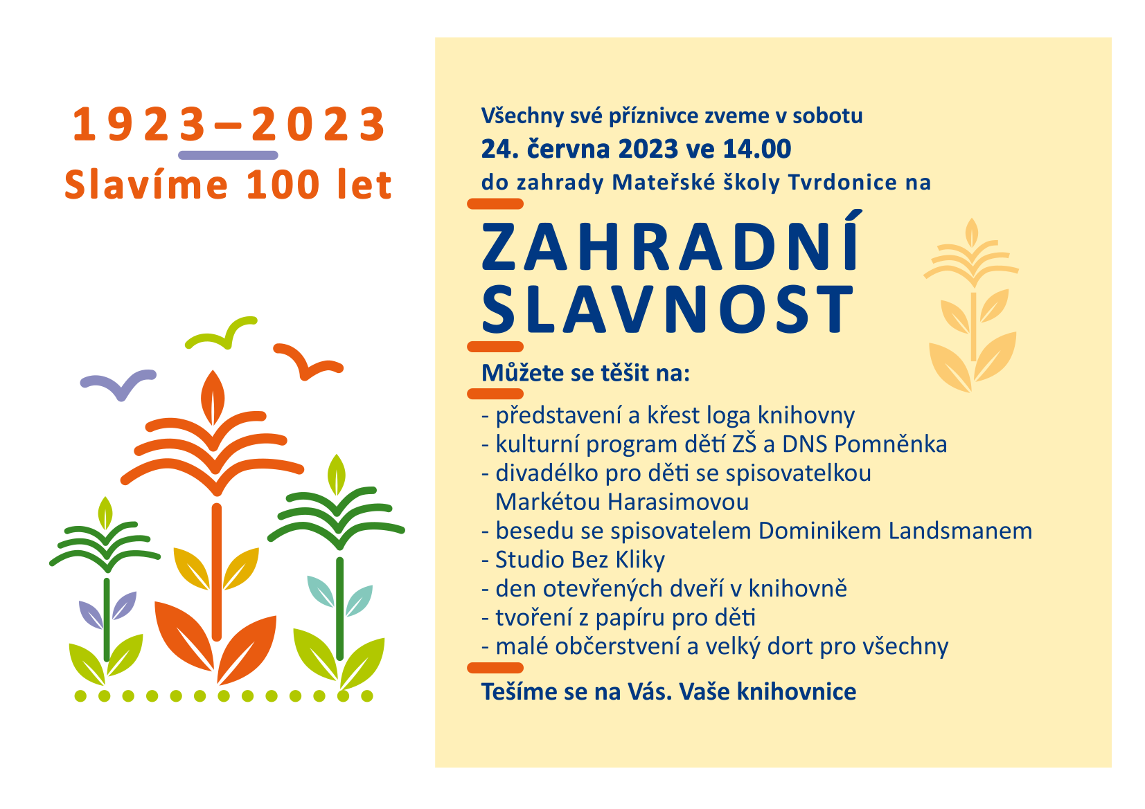 Zahradní slavnost v Tvrdonicích