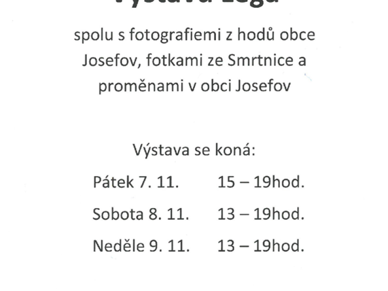 Výstava lega v Josefově