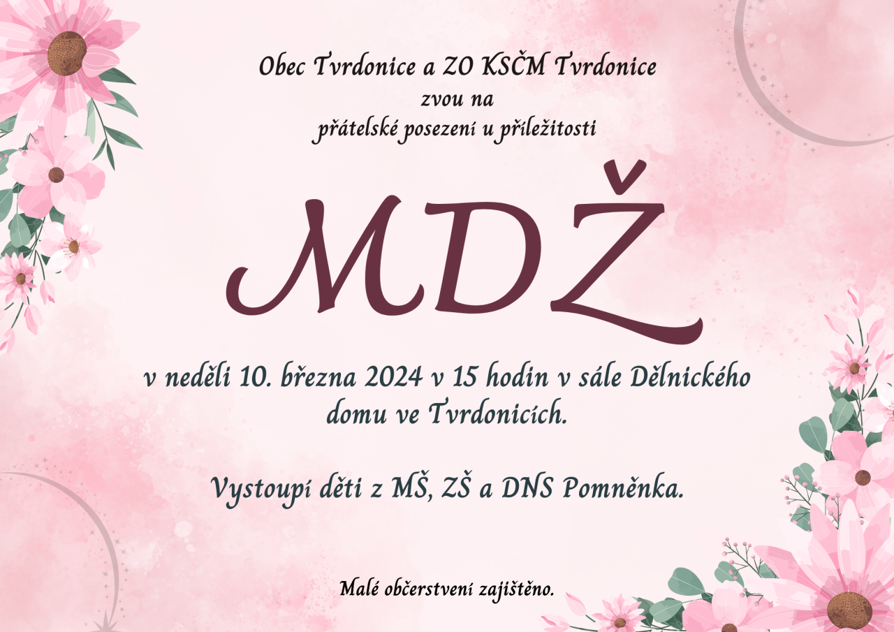 Oslava MDŽ ve Tvrdonicích