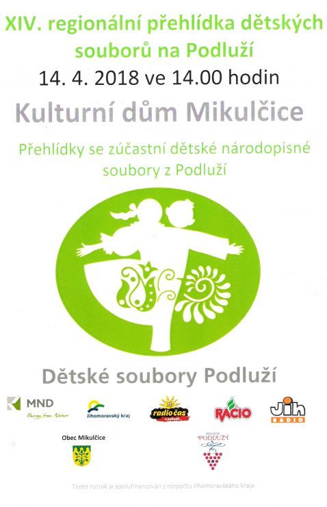 XIV. REGIONÁLNÍ PŘEHLÍDKA DĚTSKÝCH SOUBORŮ NA PODLUŽÍ