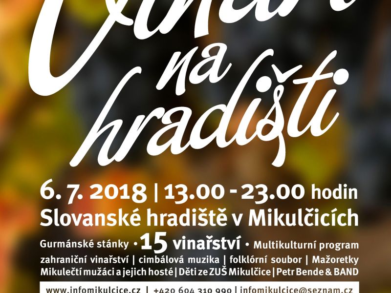 Vinaři na hradišti 2018