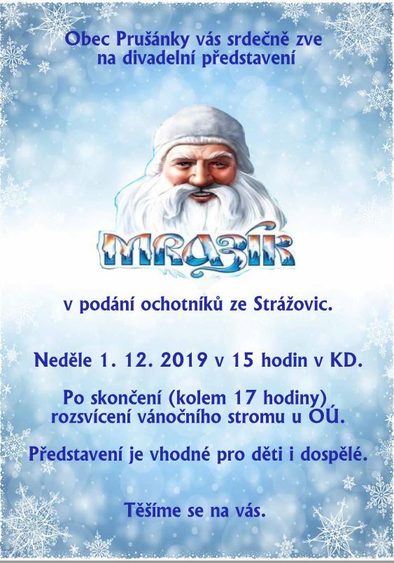 MRAZÍK V PRUŠÁNKÁCH