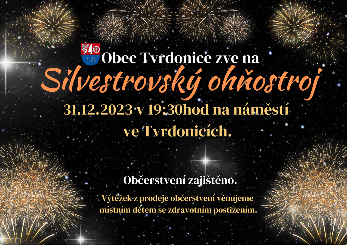 Silvestrovský ohňostroj Tvrdonice