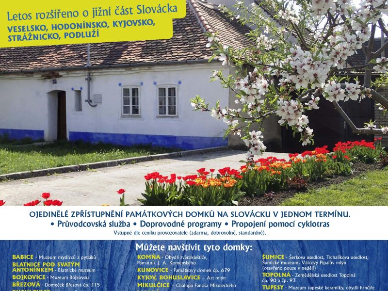VÍKEND OTEVŘENÝCH PAMÁTKOVÝCH DOMKŮ