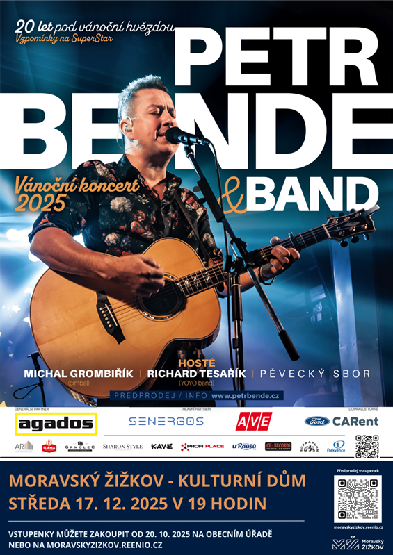 Vánoční koncert - Petr Bende: 20 let pod vánoční hvězdou