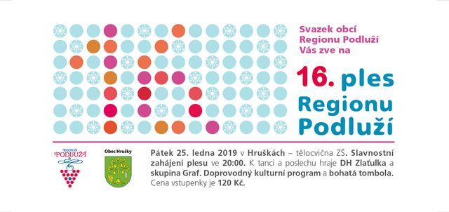Pozvánka na ples Regionu Podluží