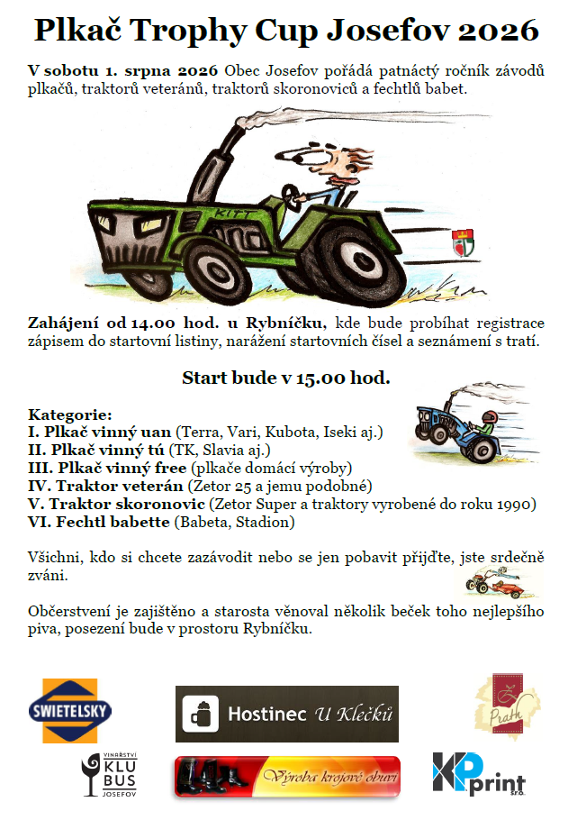 Plkač Trophy Cup Josefov 2026