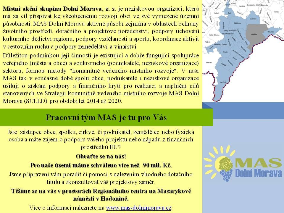 Co nabízí Místní akční skupina Dolní Morava?