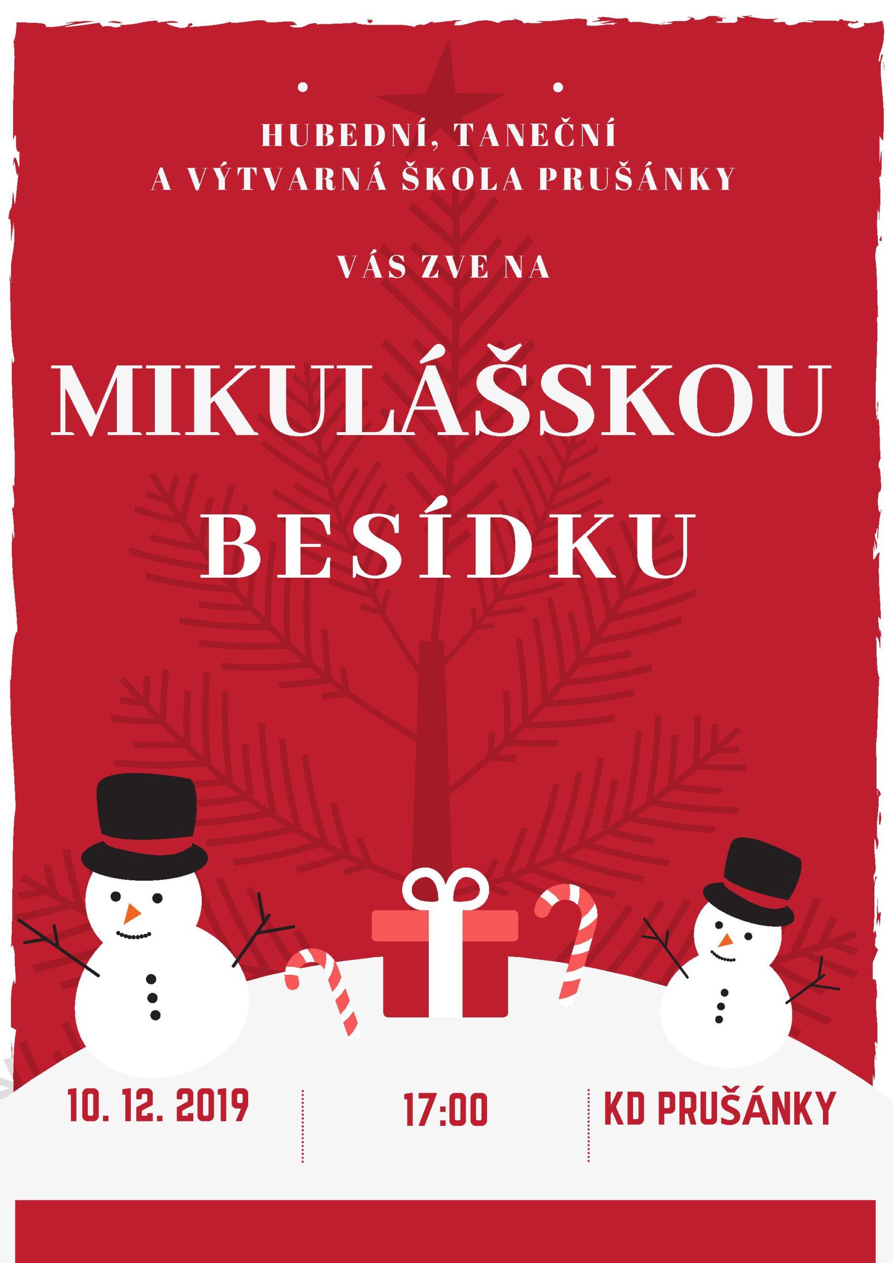 MIKULÁŠSKÁ BESÍDKA V PRUŠÁNKÁCH
