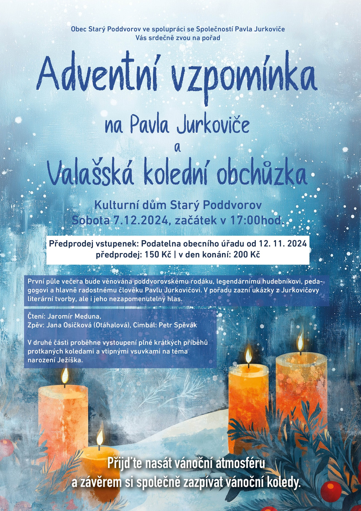 Adventní vzpomínka na Pavla Jurkoviče