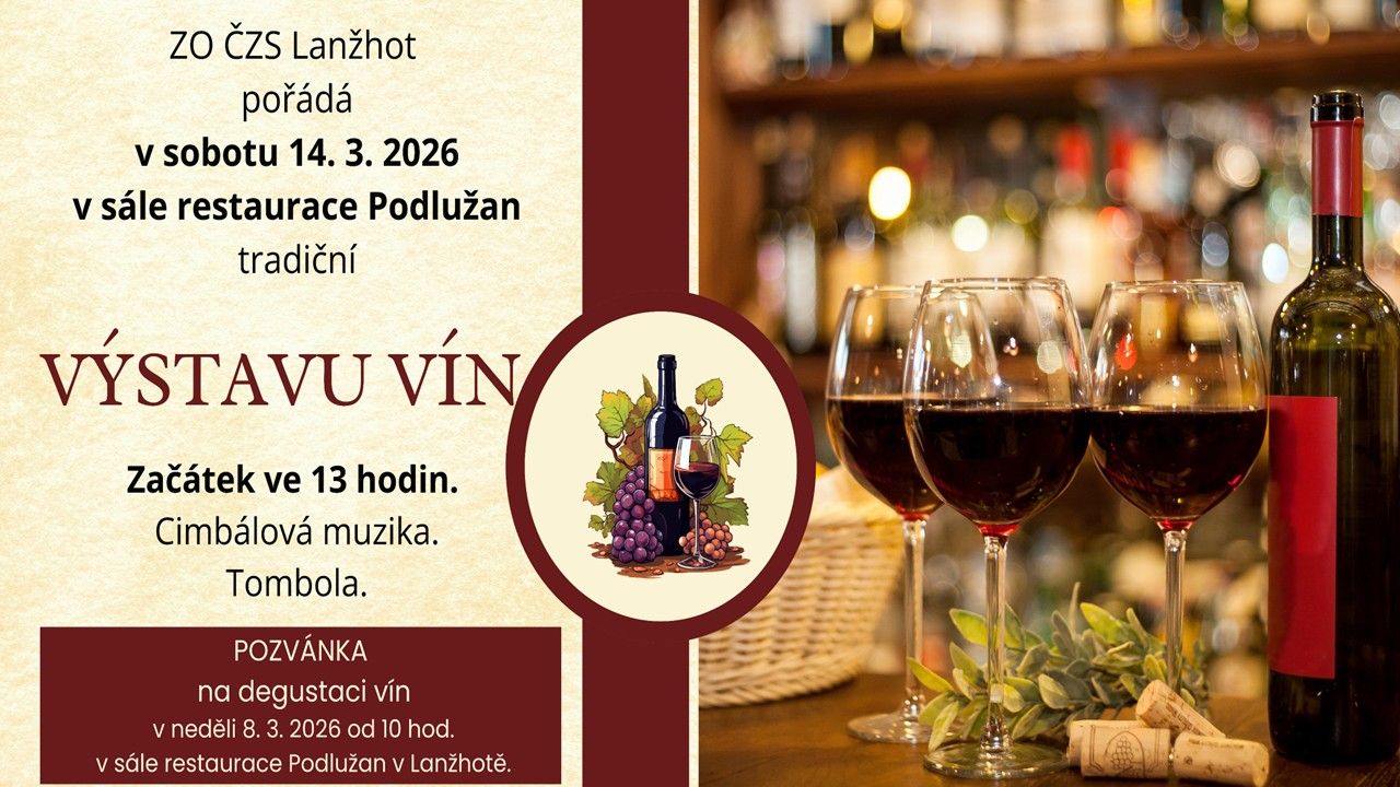 Výstava vín v Lanžhotě 2026