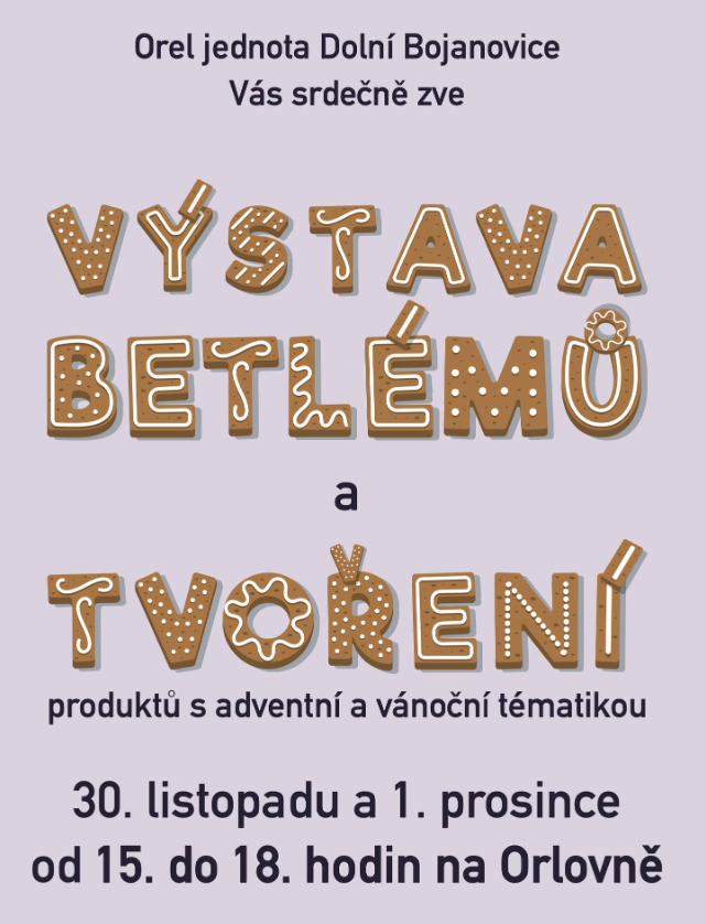 Výstava Betlémů v Dolních Bojanovicích