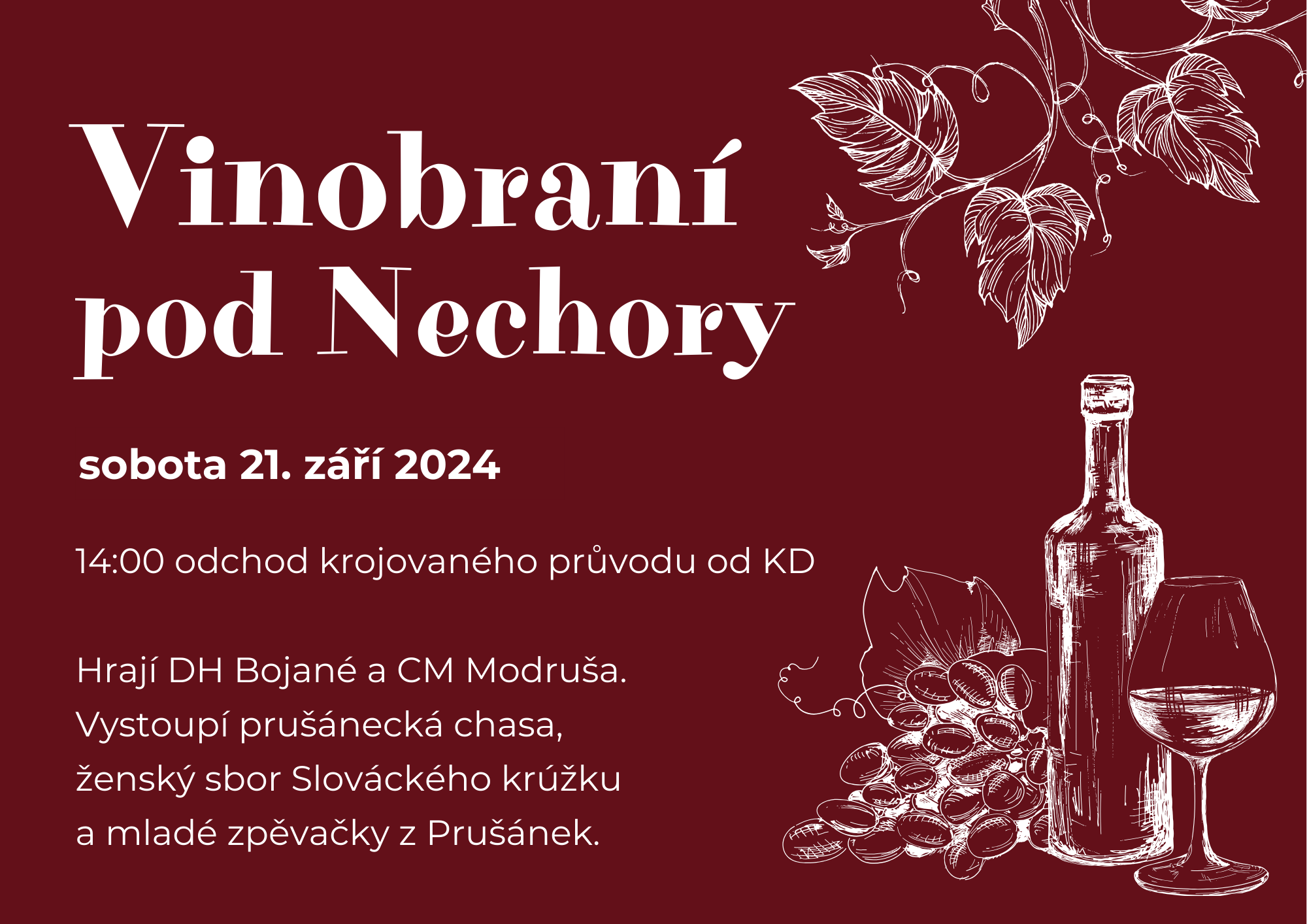 Vinobraní pod Nechory 2024
