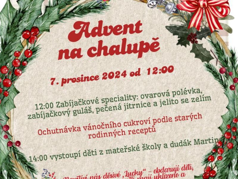 Advent na chalupě F. Mikuleckého