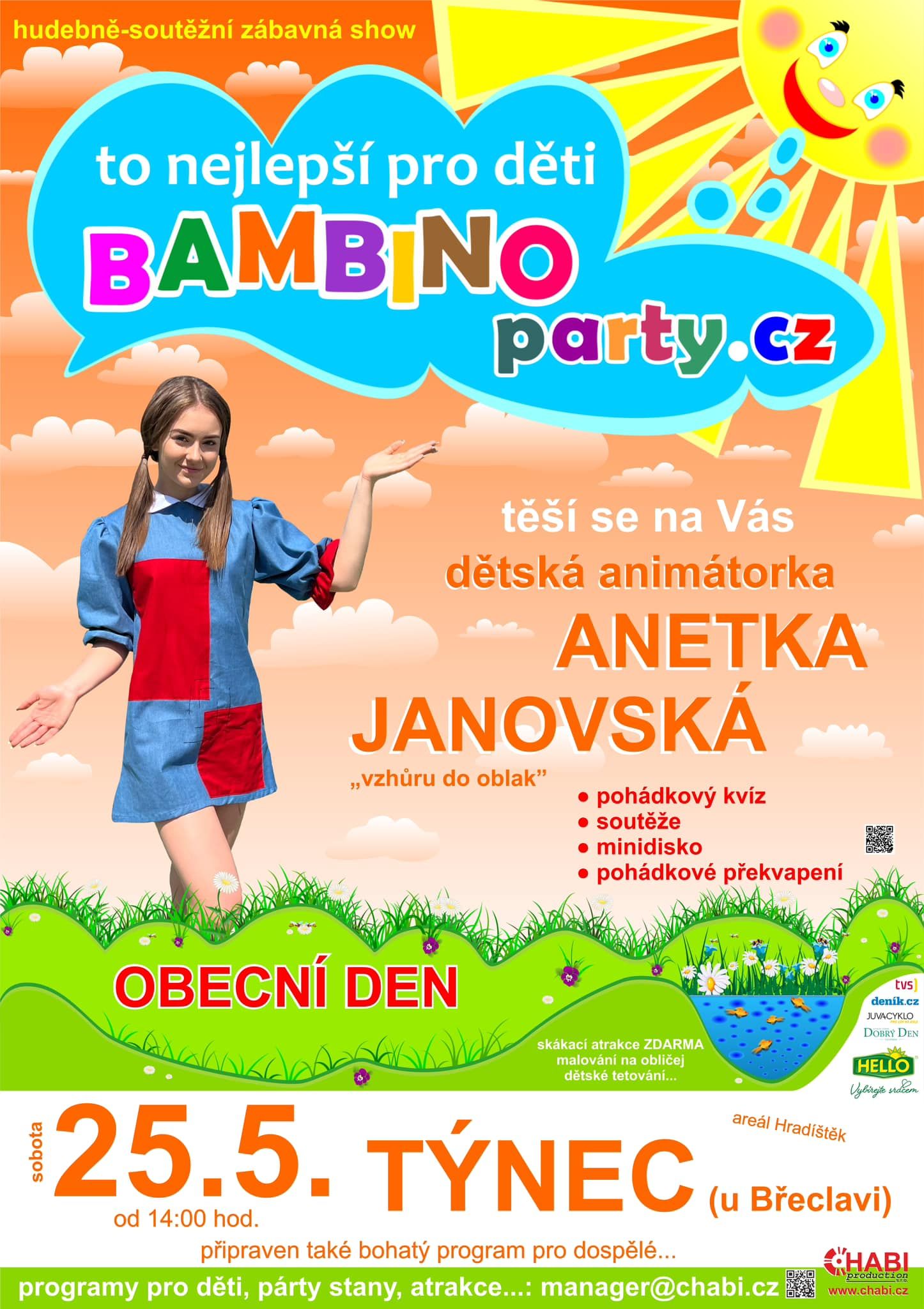 Bambino párty pro děti v Týnci