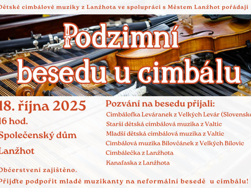 Podzimní beseda u cimbálu Lanžhot
