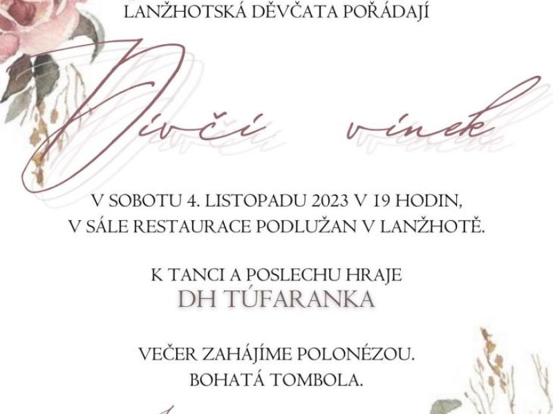 Dívčí vínek v Lanžhotě