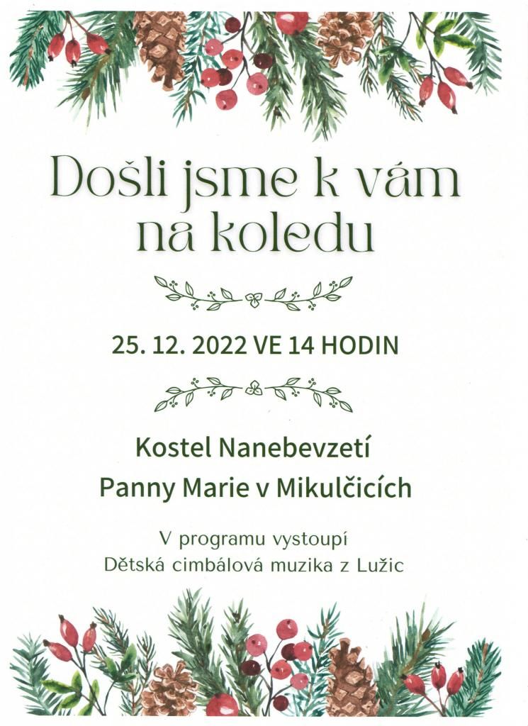 Došli jsme k vám na koledu