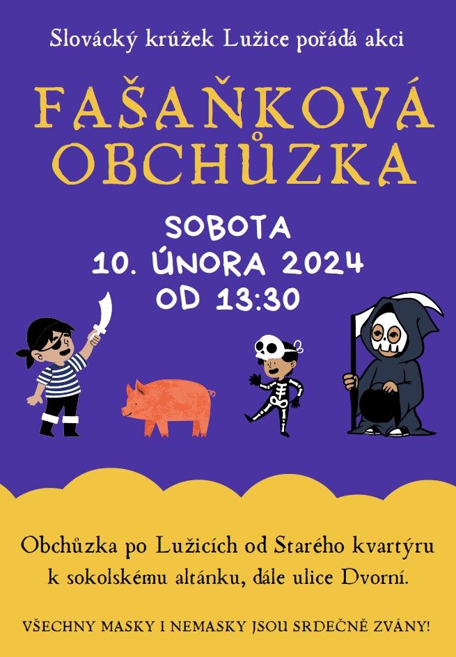 Fašaňková obchůzka v Lužicích